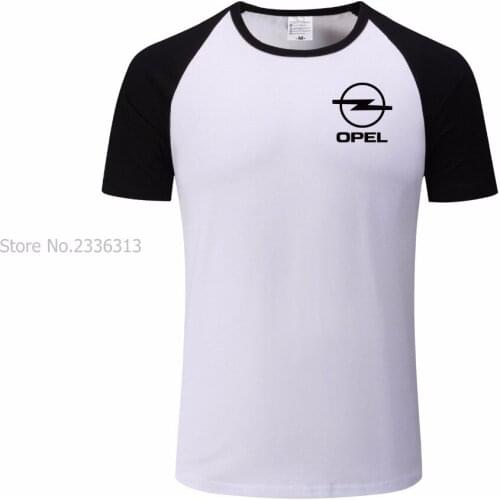 DIY short sleeve printed men Opel T-shirt casual o-neck raglan sleeve T shirt