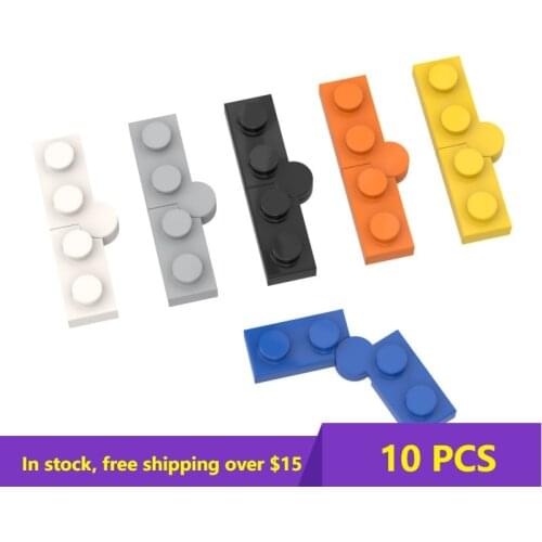 10PCS Brick 73983 2429 1x2 brick High-Techalal Changeover Catch For Building Blocks Parts DIY Educational Creative Gft Toys
