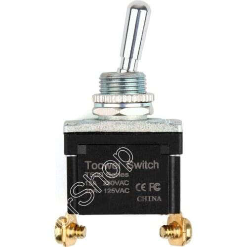 Areyourshop1Pcs Rocker Toggle Switch ON-OFF SPST 2Pin Industrial Grade Waterproof Car T501FW