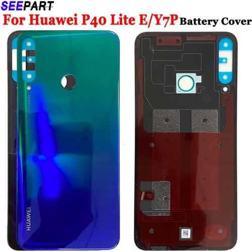 Suitable for Huawei p40 lite E/Y7p 2020 original battery back cover, for Huawei p40 lite E/Y7p 2020 door shell rear glass part