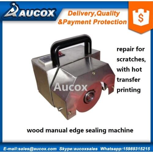Wood portable manual edge banding sealing machine hot transfer printing machine for repair to the wooden door scratches