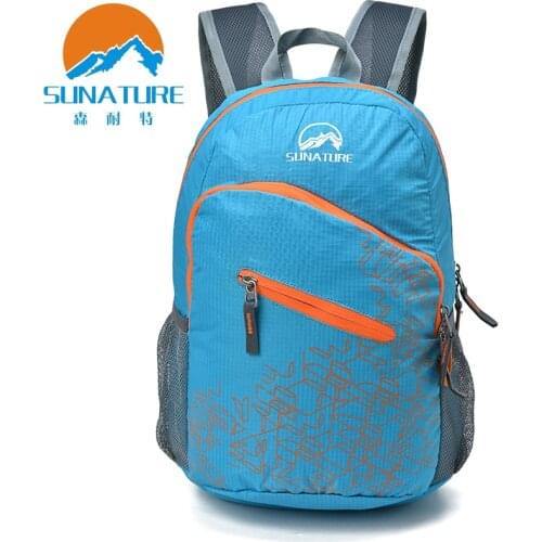Sunature outdoor travel backpack folding backpack mountaineering sports bag waterproof sports backpack portable outdoor backpack