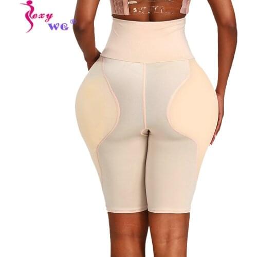SEXYWG Plus Size Butt Lifter Body Shaper Control Panties Shapewear Shorts Paded Panties Sexy Shapers Hip Enhancer Waist Trainer