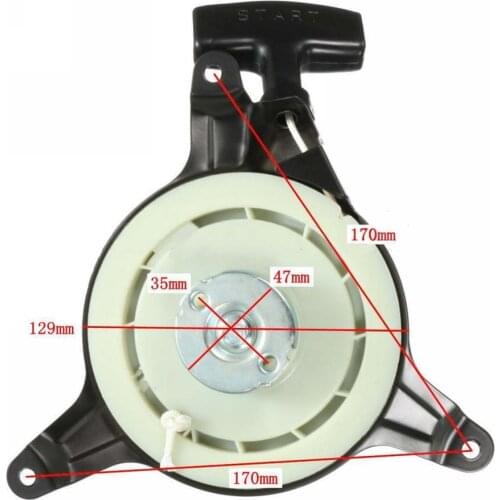 Recoil Starter Pull Start Replacement Assembly for 1P61P0 MTD Engine Push Mower 751-10299 951-10299A