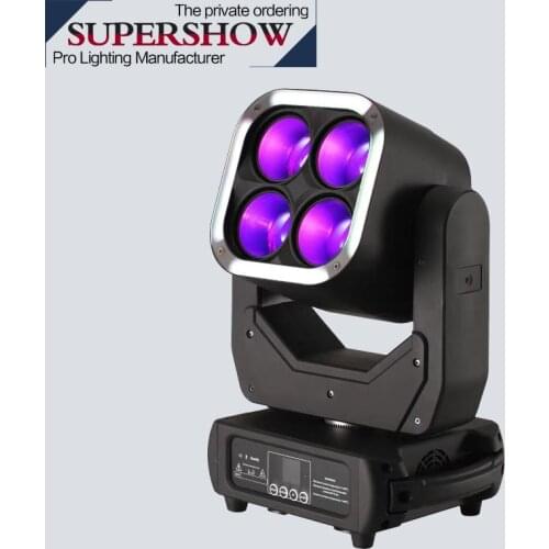 High quality DMX512 control LED wash Zoom stage effect light 4X60W 64X1.5W RGB led Moving Head Light for dj disco lighting