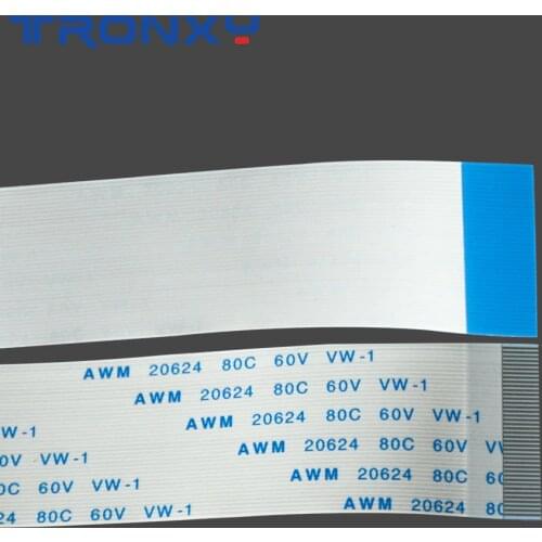 TRONXT Print head Printhead Data Wire Cable 60cm 15cm Long 40 Pin Touch Screen Motherboard Connecting Flat Line 3D Printer Parts