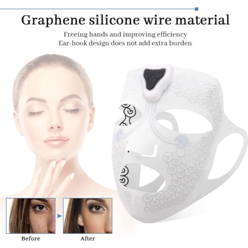EMS Facial Beauty Device Machine Promote Face Mask Cream Absorption Moisturizing Tightening Skin Home Beauty Instrument SkinCare