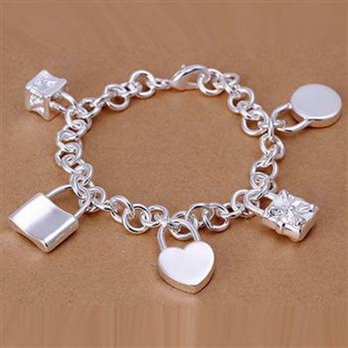 Free shipping 925 sterling silver jewelry bracelet fine fashion bracelet top quality wholesale and retail SMTH158