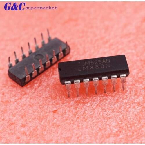 1/5PCS LM380N 14PIN LM380 NSC Audio Power Amplifier Encapsulation IC diy electronics
