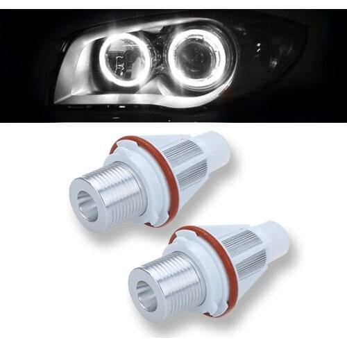 2pcs 7W E39 LED Angel Eyes Daytime Running Lights For BMW E39 E53 E60 E61 E63 E64 E65 E66 E87 525i 530i LED Marker Lights Bulbs