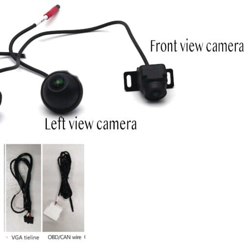 360 BirdView Panorama Front / Left Side Camera Car Replacement of accessories