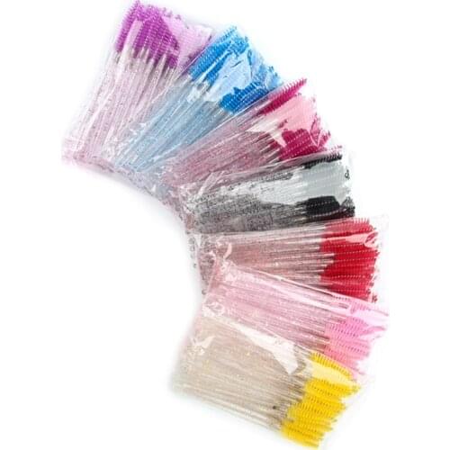 500/50Pcs Makeup Brushes Eye lashes Disposable Mascara Wands Applicator Eye lashes Cosmetic Brush Maquiagem For Makeups Tool New