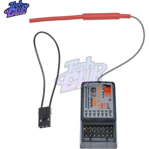 FS-R6B 2.4Ghz 6CH RC AFHDS FS R6B Receiver for i6 i10 T6 CT6B TH9x Transmitter Remote Control Parts