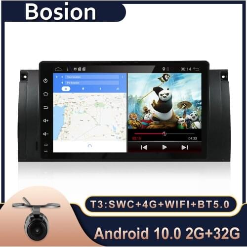 Bosion 9" car radio GPS Navigation autoradio Android 10.0 Quad Core 2G RAM Aux for BMW E39 E53 X5 M5 E38 RADIO Elm327 sopported