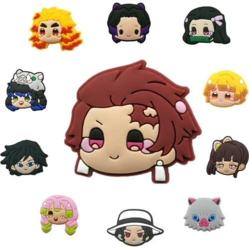 1PCS PVC new design Fridge magnet hot anime figure Refrigerator label Record Message Board Remind Memo Pad Home Decor