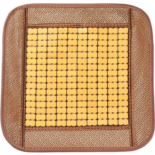 Natural Refreshing Bamboo Massage Seat Cover Cool Cushion For Auto Car Truck & Office Chair Seat Cover