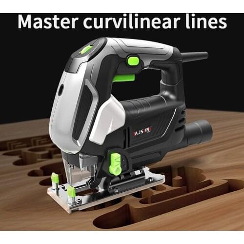 Anjieshun jig saw home multi-function linear curve cutting small electric tool portable wire saw woodworking special Scroll saw