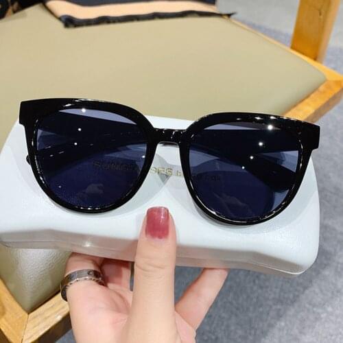 2021 New Round Sunglasses Women Fashion Brand Designer Cat Eye Vintage Sun Glasses Ladies Shades Eyewear Mirror Gafas de mujer