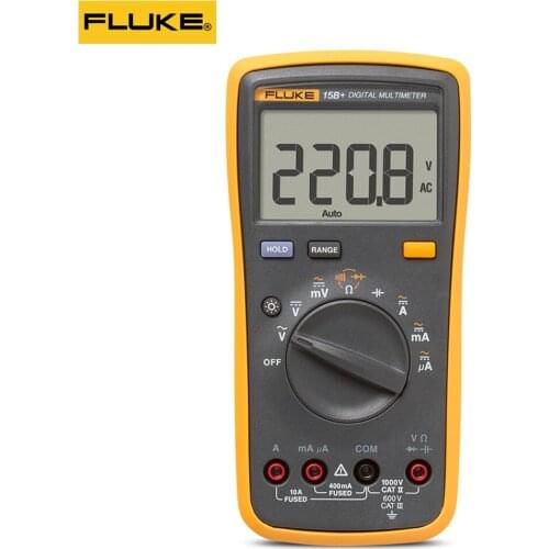 FLUKE 15B+/17B+/18B+/12E+ Original High-Precision Multimeter Digital Autoranging 4000 AC/DC Diode/R/C Voltage And Current Tester