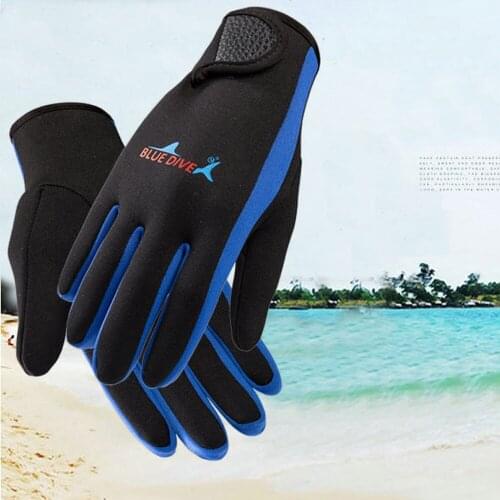 1.5mm Neoprene Skid-proof Diving Gloves Warm Non-slip Diving Surfing Snorkeling Kayaking Swimming Gloves Diving Equipment #PY