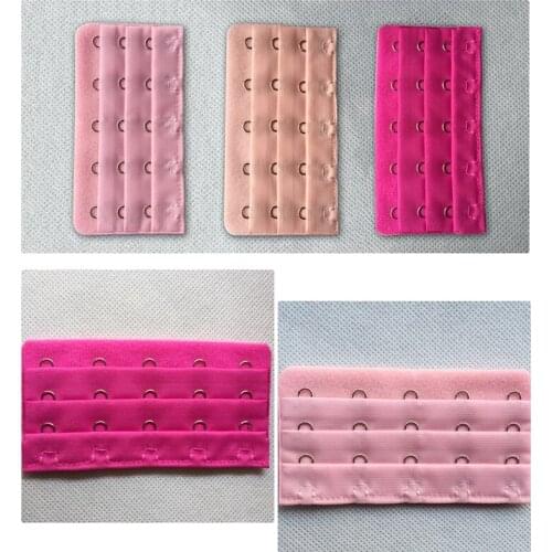 Elastic Bra Extenders Extensions Claps Buckle Expander 3 Rows 5 Hooks Women Underwear Bra Accessories