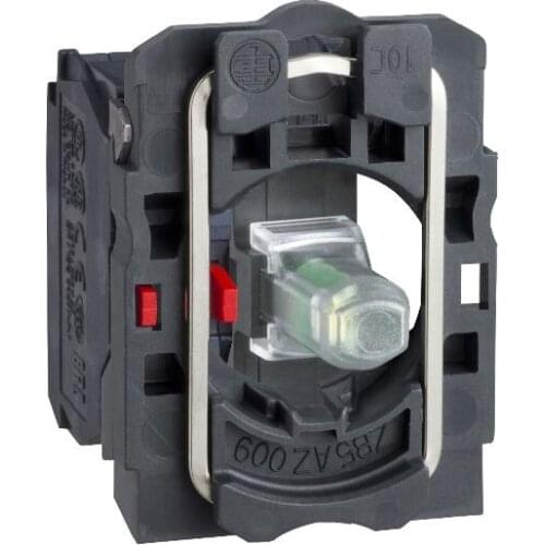 ZB5AW0B42C ZB5AW0B42 Red light block with body/fixing collar with integral LED 24V 1NC