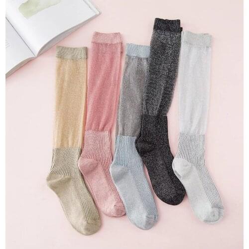Women Cotton Socks Long Sliver Onion Fashion Striped Spring Autumn Heap Crew Breathable Mesh Japanese Korean Casual Socks