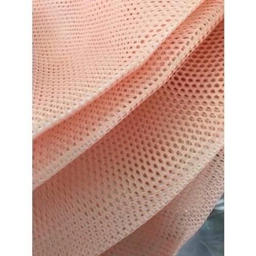 1yard pink white mixed Composite mesh for evening/wedding dress netting lining 150cm