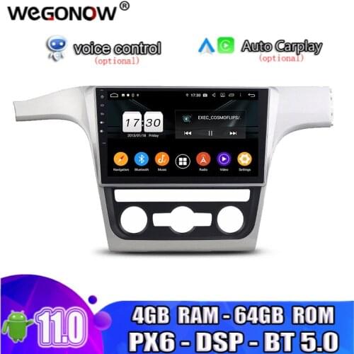 10.1" HD PX6 TDA7851 IPS Android 10.0 For VW PASSAT 2011-2014 64GB ROM Car DVD Player GPS MAP CD RDS Radio wifi Bluetooth 5.0