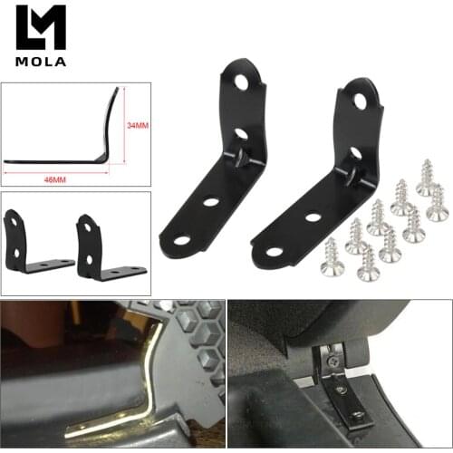 2pcs Glove Box Lid Hinge Snapped Repair Kit Hinge Brackets With Screws For Audi A4 S4 RS4 B6 B7 8E CPK01BK