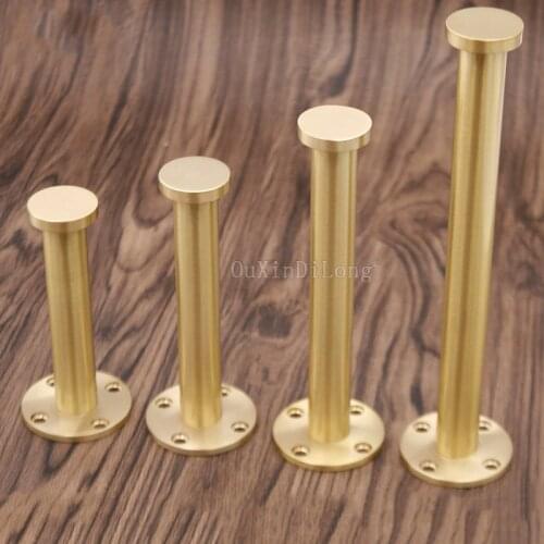 4PCS Height 11CM/13CM/16CM/21CM Adjustable Furniture Legs Copper Furniture Feet Cabinet Table Sofa Feet GF20