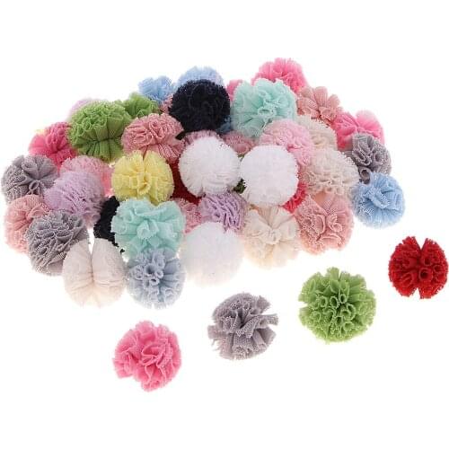 50 Small Pompoms Craft Pompoms for Craft Making DIY Creative Decoration