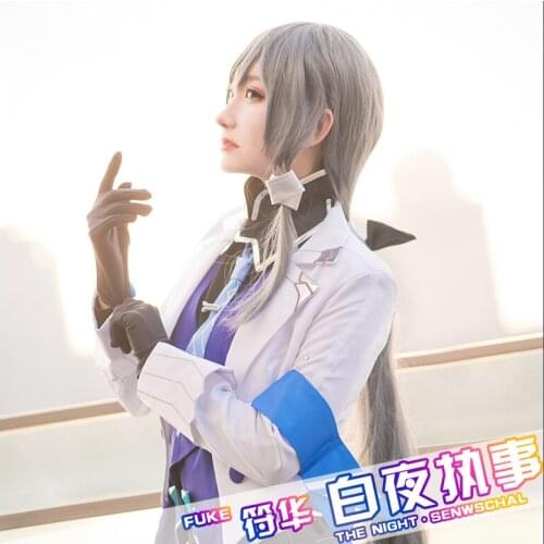 Anime Honkai Impact 3 Fu Hua Game Cosplay Costume Coat Pants Daily Women Carnival Party Uniform Brand New