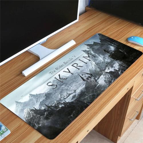 70x30cm the elder scrolls v skyrim large gaming mousepad TES mouse pad Locking Edge Best gift to friend for Laptop Notebook mat