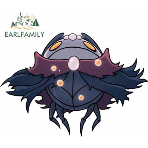 EARLFAMILY 13cm x 9.3cm for Hollow Knight Car Truck Decal Bumper Window Fashion Occlusion Scratch Car Styling 3D Stickers Funny