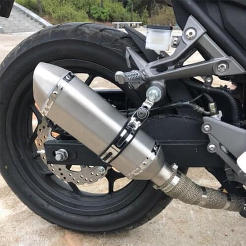 Motorcycle Exhaust 38mm-51mm Muffler for Left And Right Side Silencer FOR Piaggio Vespa GTS 250 300 Sprint Primavera 150 LX150