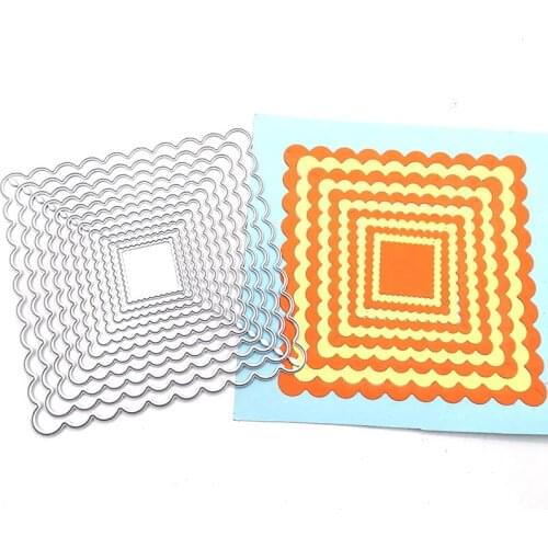 Julyarts 122*122MM Metal Die Cut Craft Cutting Dies Card Making Cafts for Card Making DIY Scrapbooking Cardstock Die Cut Stencil