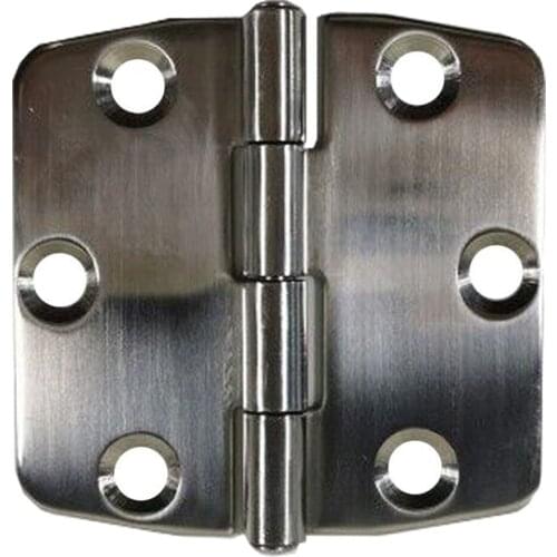 Marine Boat Yacht Hinge Stainless Steel Cabin Locker Door Hatch Strap 6 Holes