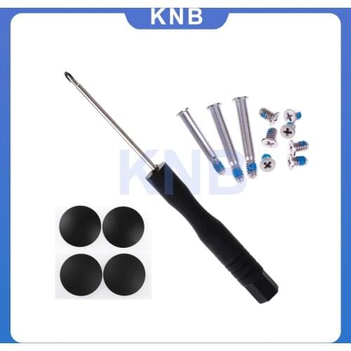 New For MacBook Pro 13" 15" 17" A1278 A1286 A1297 Rubber Feet Bottom With Screws small Screwdriver 2008-2012 year