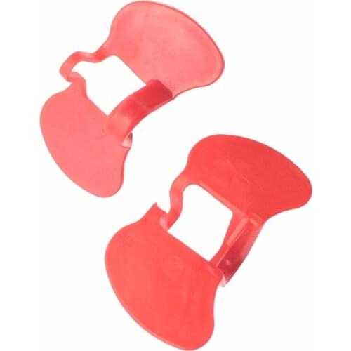 20 Pcs Poultry equipment Chicken Glasses Visor Anti-pecking tools Poultry Supplies Chicken glasses Red No bolt Chicken goggles