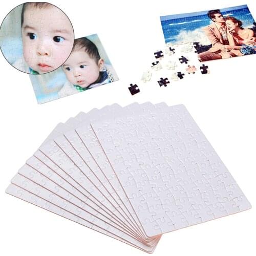 10x A5 DIY Printable Jigsaw Puzzle Heat Press Blank Dye Sublimation Unique Gift Transfer Paper 20x14.5cm Gift