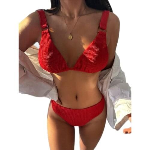 Phaixoneible Red Swimwear