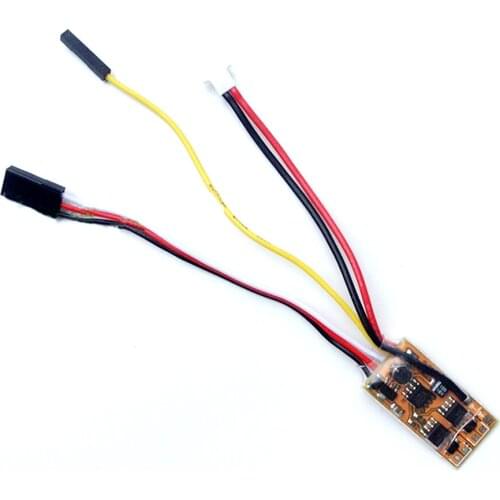 2S/3S 3.7V 6Ax2 2CH Single-way Brushed ESC Double Motor Differential Mix Controlling Speed Controller for RC Airplane/Boat