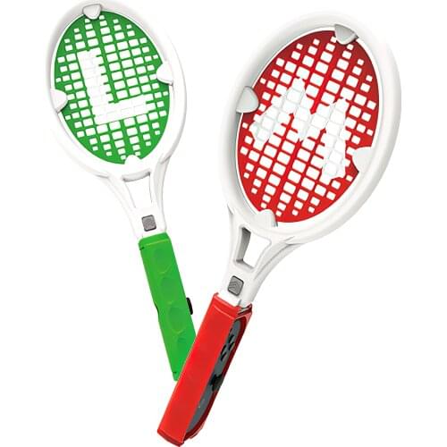 Controller Handle Tennis Aces Game Accessory for Switch Tennis Racket Handle Grips 2Pcs Tennis Racket for Switch
