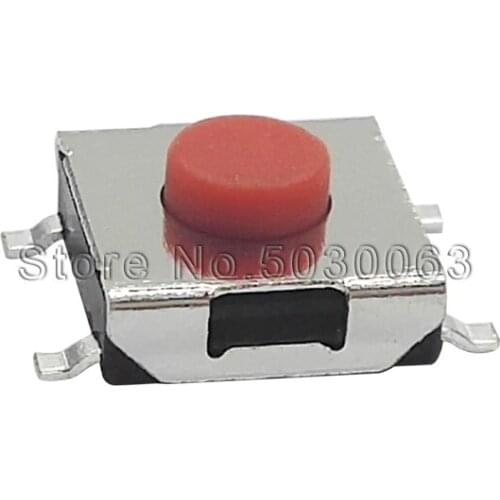 100pcs/lot Touch switch 4Pin SMD 6.2X6.2X3.1/2.5/2.7/3.4/3.7/5MM micro key switch notebook LCD 6x6x3.1