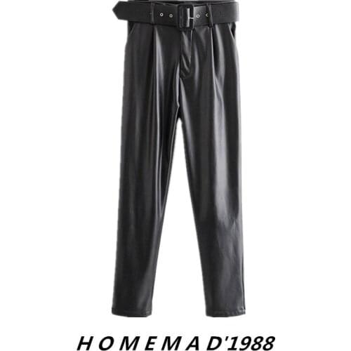 Женские кожаные брюки Supodeth China At AliExpress