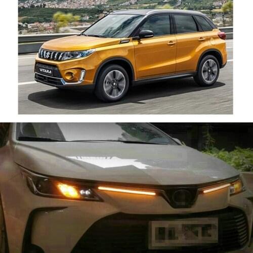 LED Daytime Running Light DRL Turn Signal Lamp For suzuki grand vitara swift sx4 vitara Alto Kizashi VITARA Splash Liana xl7
