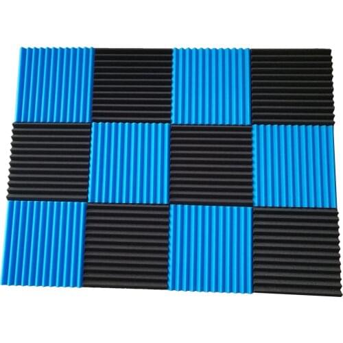 12 Pck professional Acoustic Panels Soundproofing Foam Acoustic Tiles Studio Foam Sound Wedges 1 inch x12 inch x12 inch