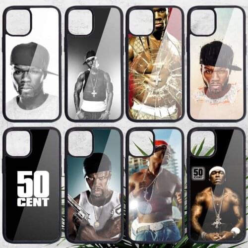 50 cent American rapper Phone Case PC for iPhone 11 12 pro XS MAX 8 7 6 6S Plus X 5S SE 2020 XR