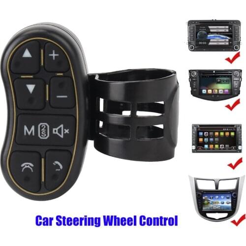 Car Steering Wheel Control Switch Wireless Controller For Radio Audio MP3 DVD Player Buttons Universal Automotive Accessories